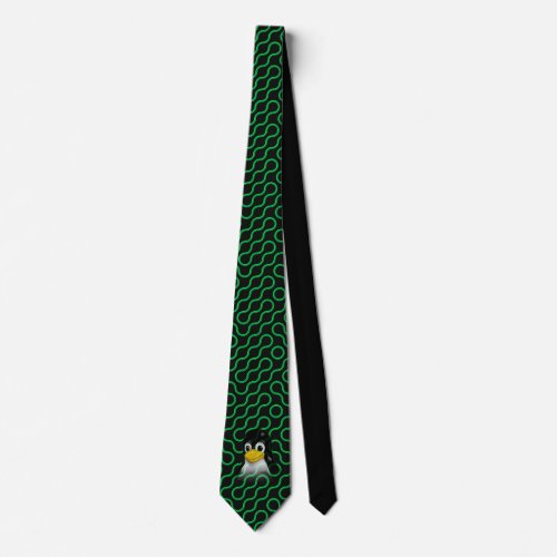 Green Tux Truchet Tie