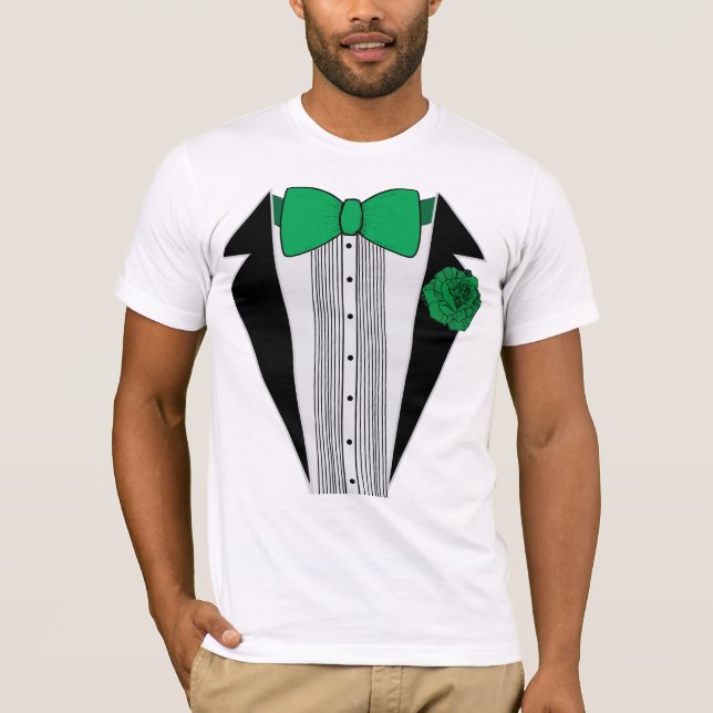 Green Tuxedo Shirt (Front)