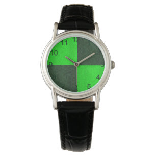 Green Two Toned Mosaic, Ladies Wristwatch