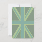 Green Union Jack Flag Decor (Back)