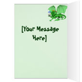 Green Universe Dragon Card (Inside (Left))