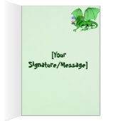 Green Universe Dragon Card (Inside (Right))