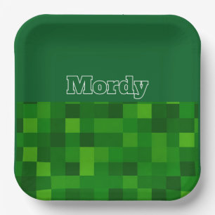 Green upsherin plate