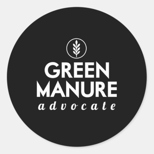 Green Ure Farm Fertilizer Classic Round Sticker