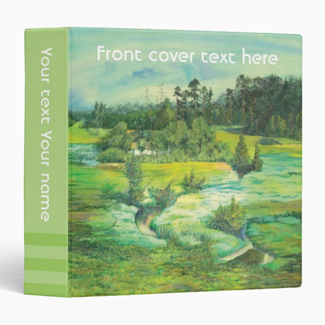 green valley 3 ring binder (Front/Spine)