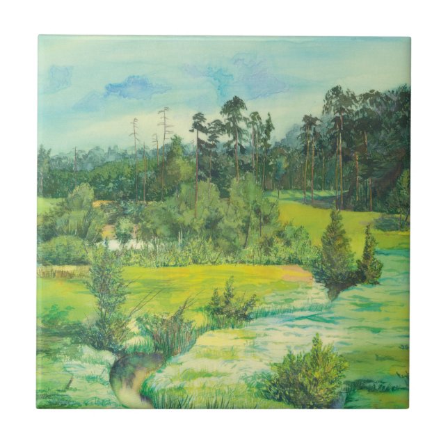 green valley ceramic tile (Front)