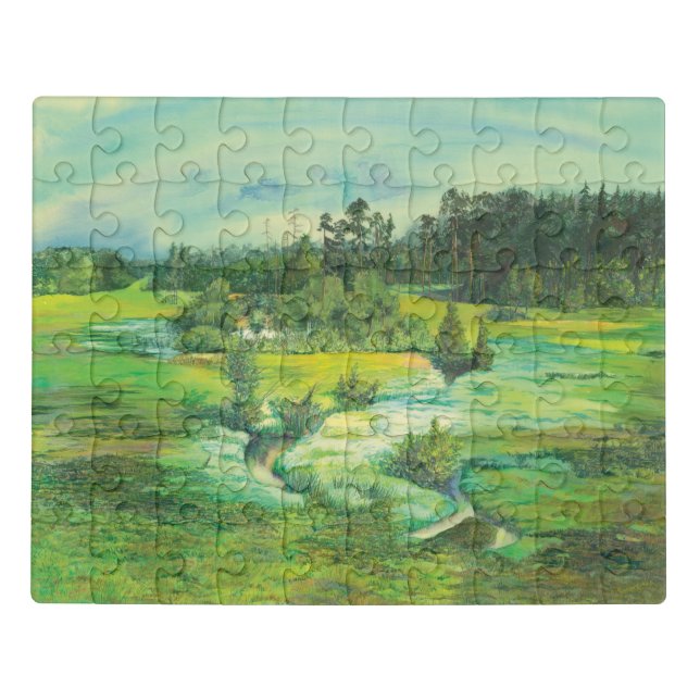 green valley jigsaw puzzle (Puzzle Horizontal)