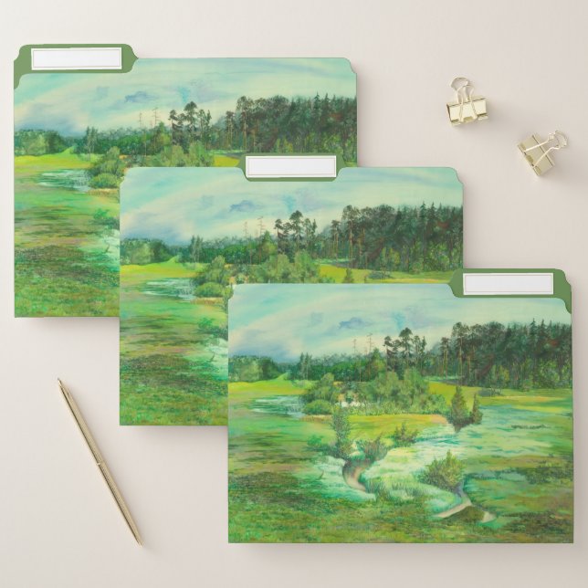 green valley Watercolor File Folder (Set)