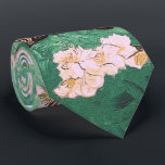 Green Van Gogh Almond Blossoms Neck Tie<br><div class="desc">Soft Green Van Gogh Almond Blossoms Gifts for Wedding Party, Baby Shower, or Spring Party: Whether you're preparing for a wedding, special event, or simply want to express your own personal style, this tie captures the essence of Vincent Van Gogh's classic art and coordinated style. Treat your groomsmen to a...</div>