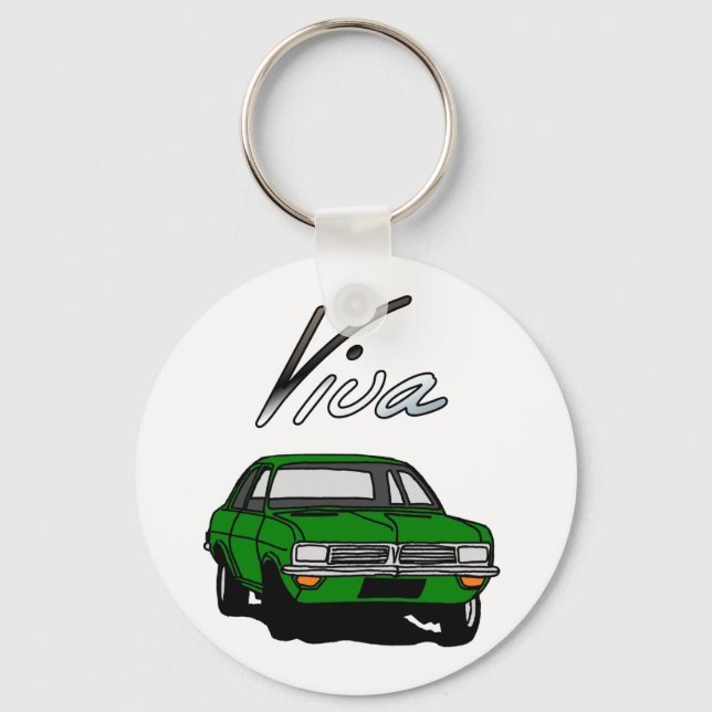 Green Vauxhall Viva HC Keychain (Front)