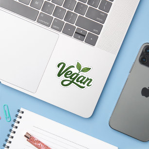 Green Vegan Sticker