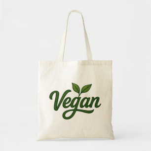 Green Vegan Tote Bag