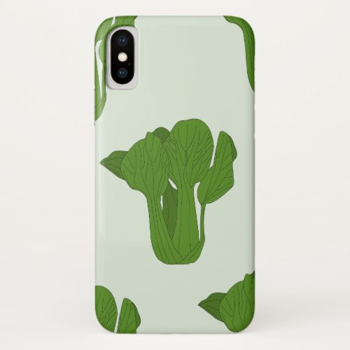 Green Vegetable iPhone X Case