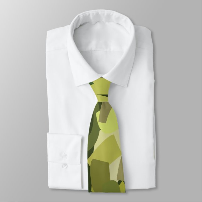 Green Vegetables Farmers Birthday Neck Tie (Tied)