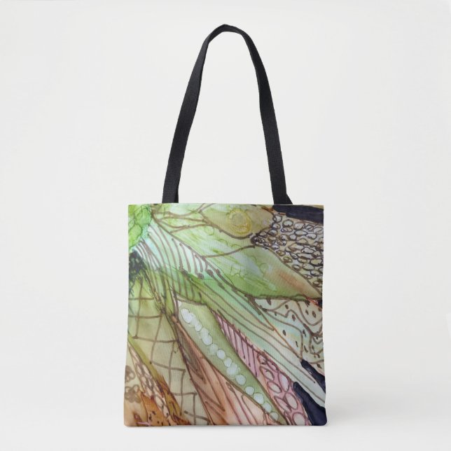 Green Veggies Tote Bag (Front)