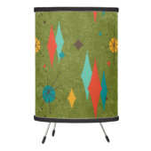 Green Velvet look Mid Century Modern Avocado Shape Tripod Lamp (Left)