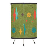 Green Velvet look Mid Century Modern Avocado Shape Tripod Lamp (Back)