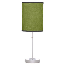 Green Velvet look Mid Century Modern Avocado Table Lamp