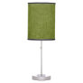 Green Velvet look Mid Century Modern Avocado Table Lamp