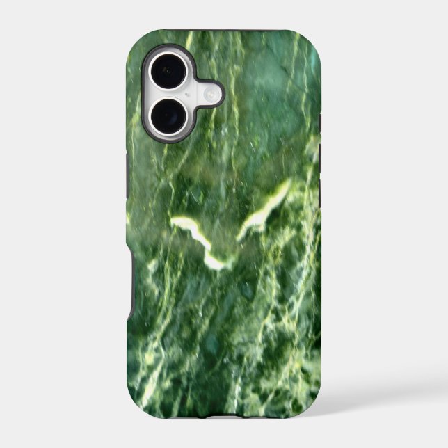 Green Verde Alpi Marble Iphone Case (Back)