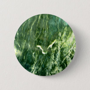 Green Verde Alpi Marble Pinback Button