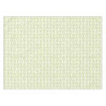 Green vertical ogee pattern background tablecloth
