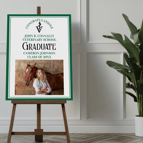 Green Veterinary School Photo Graduation Party
