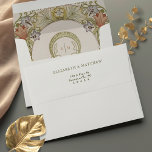 Green Victorian Art Nouveau Vintage Morris Envelope<br><div class="desc">Wrap your wedding invitation in an envelope as elegant as its message. Our Purple Art Nouveau Wedding Envelopes are a perfect harmony of tradition and aesthetics, inspired by the unrivaled work of William Morris. His signature style, blending intricate ornamental designs and halo-like frames, has been reimagined here with meticulous detail....</div>