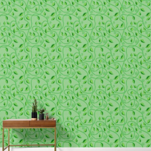 Green vine leaves Wallpaper Wallpaper