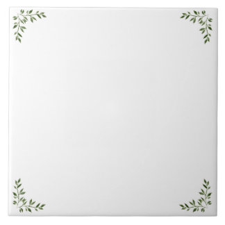 Green Vines decorative Tile