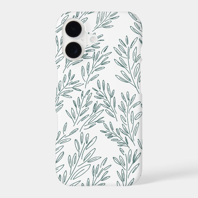 Green Vines Iphone Case (Back)