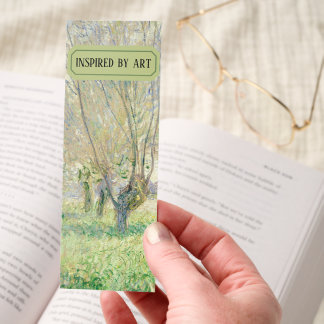 Green Vintage Aesthetic Woman Art Painting Bookmar Bookmarks