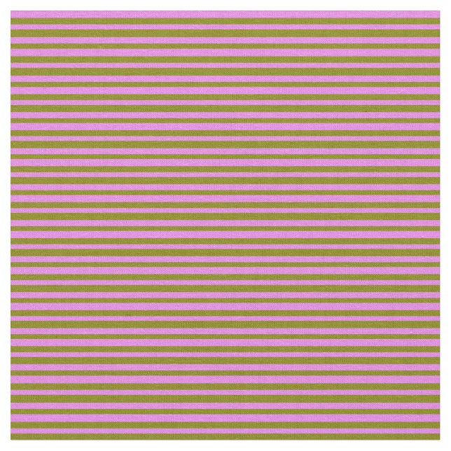 Green & Violet Colored Lined/Striped Pattern Fabric (Close Up)