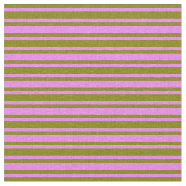 Green & Violet Lined Pattern Fabric (Close Up)