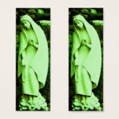 Green Virgin Mary BOOKMARK (Front & Back)