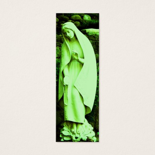 Green Virgin Mary BOOKMARK (Front)