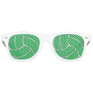 Green Volleyball Party Shades Sunglasses