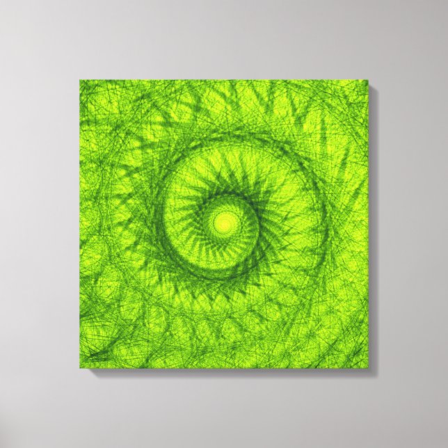 Green Vortex Canvas (Front)