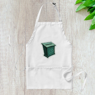 Green Voting Box Adult Apron