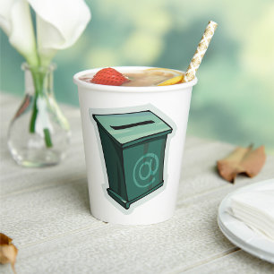 Green Voting Box Paper Cups