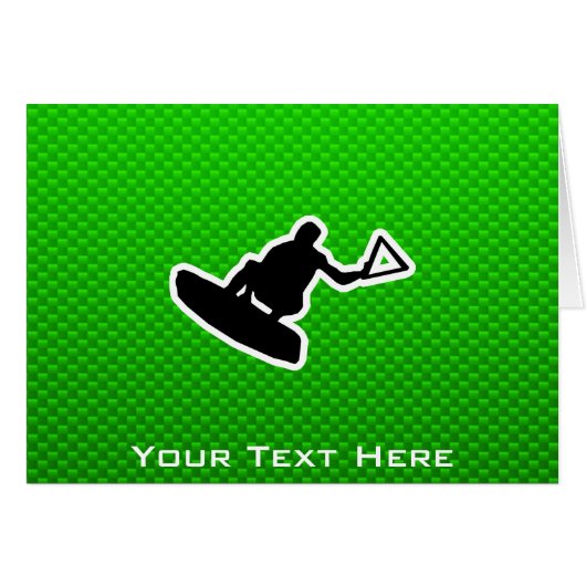 Green Wakeboarder (Front Horizontal)