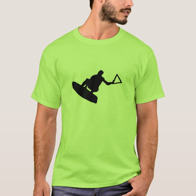 Green Wakeboarder T-Shirt (Front)