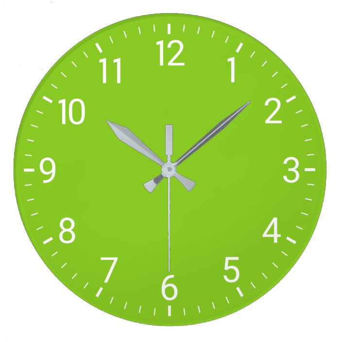 Green Wall Clock 