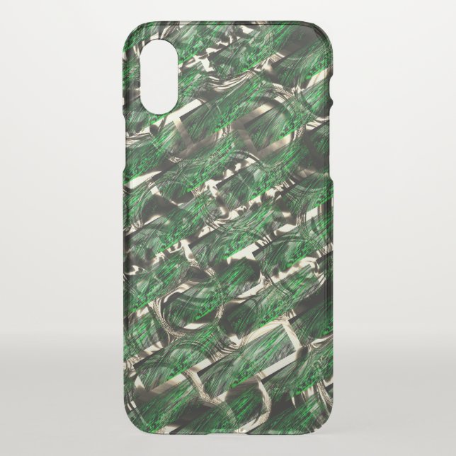 Green wall effect and darkest bubbles? uncommon iPhone case (Back)