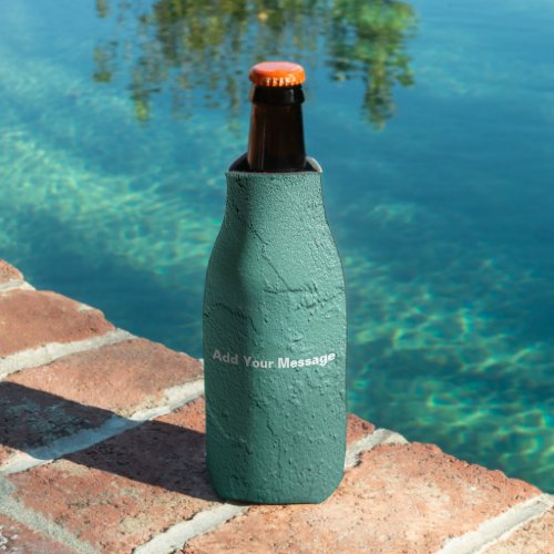 Green Wall Texture Bottle Cooler