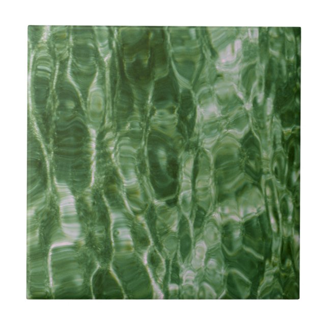 Green Water Ceramic Tile (Front)