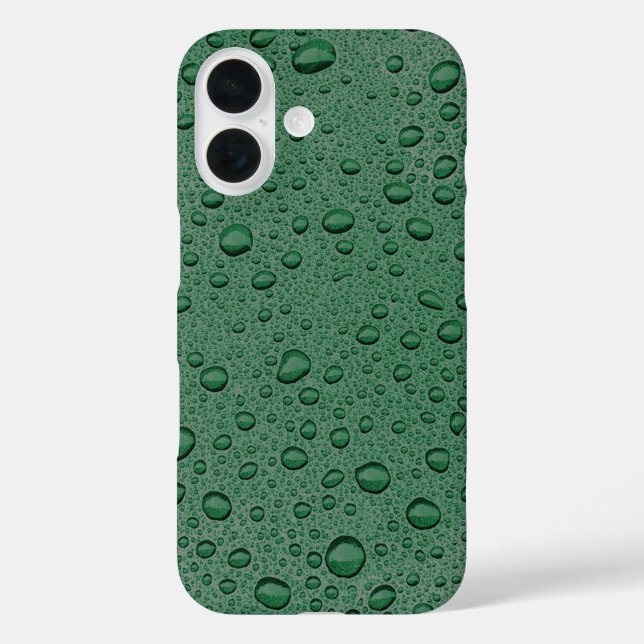 Green water droplets Case-Mate iPhone case (Back)