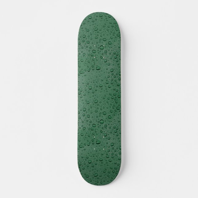 Green water droplets skateboard (Front)