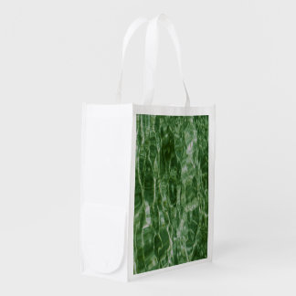 Green Water Grocery Bag