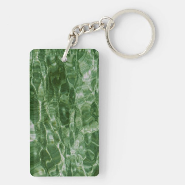 Green Water Keychain (Back)
